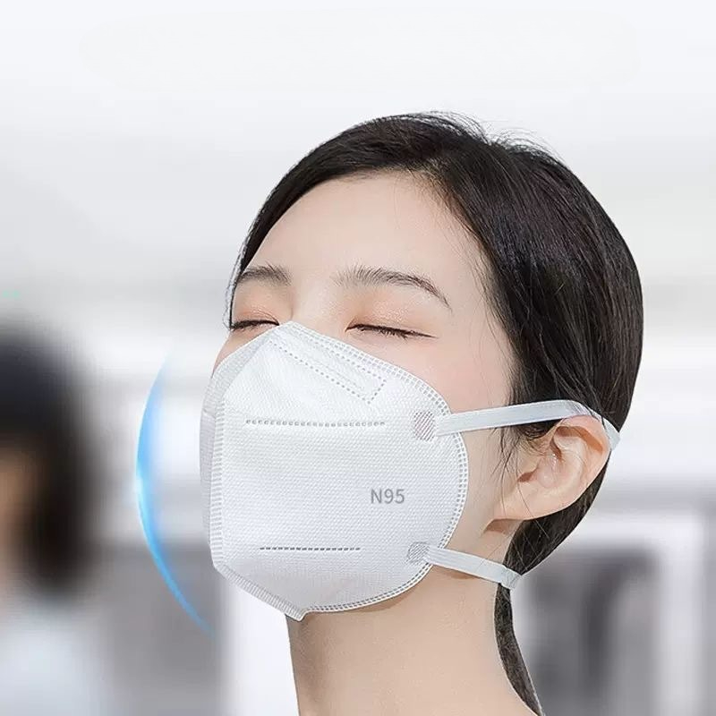 Face Mask Storage Box - Disposable KN95 Respirator 50Pcs Box 3D