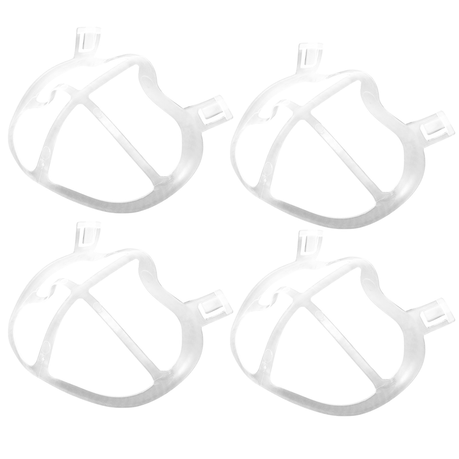 Silicone Mask Bracket - 10Pcs Skin-Friendly Thin Silicone Mask Inner