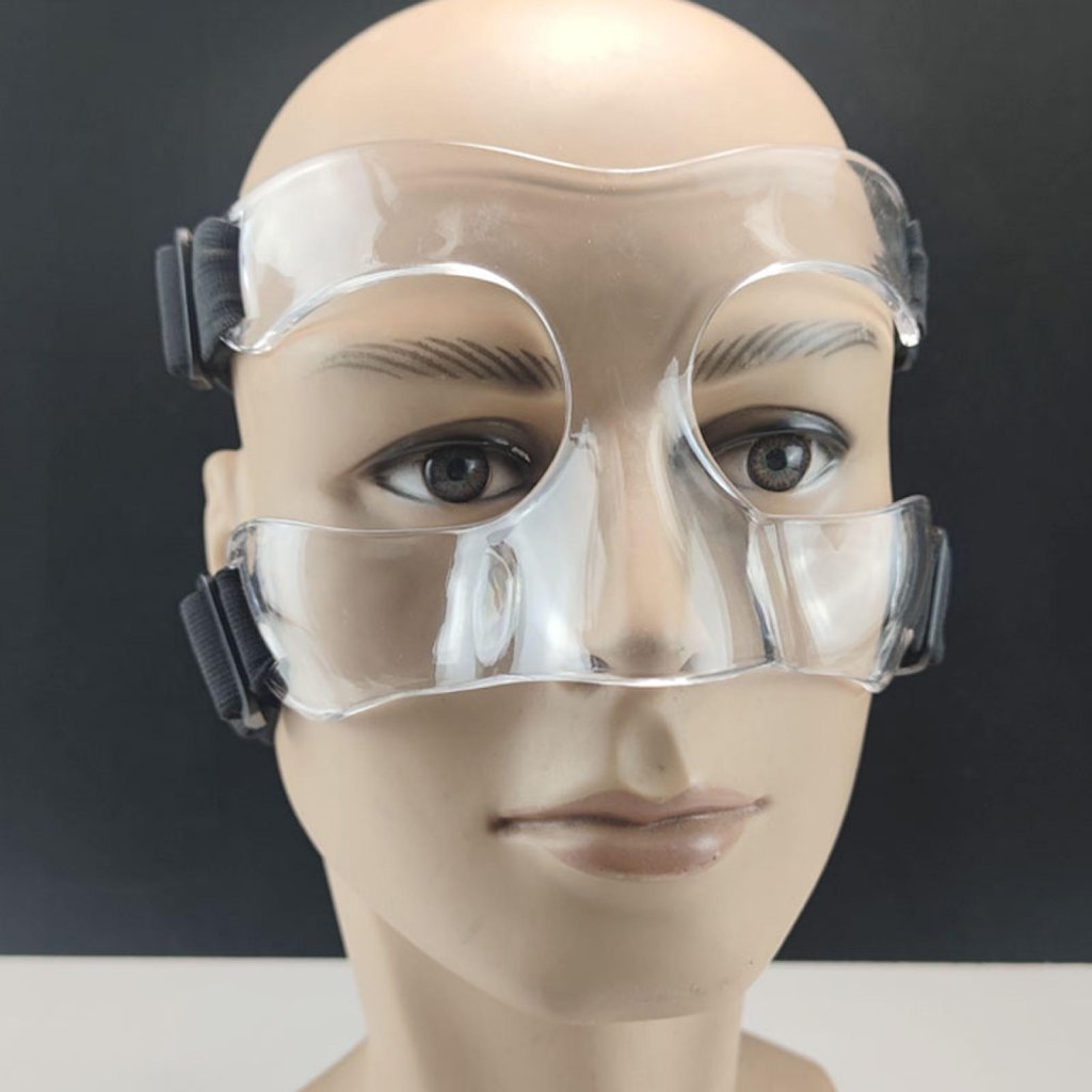 Respirator Half Face - Basketball Mask Adjustable Strap Sports Helmet