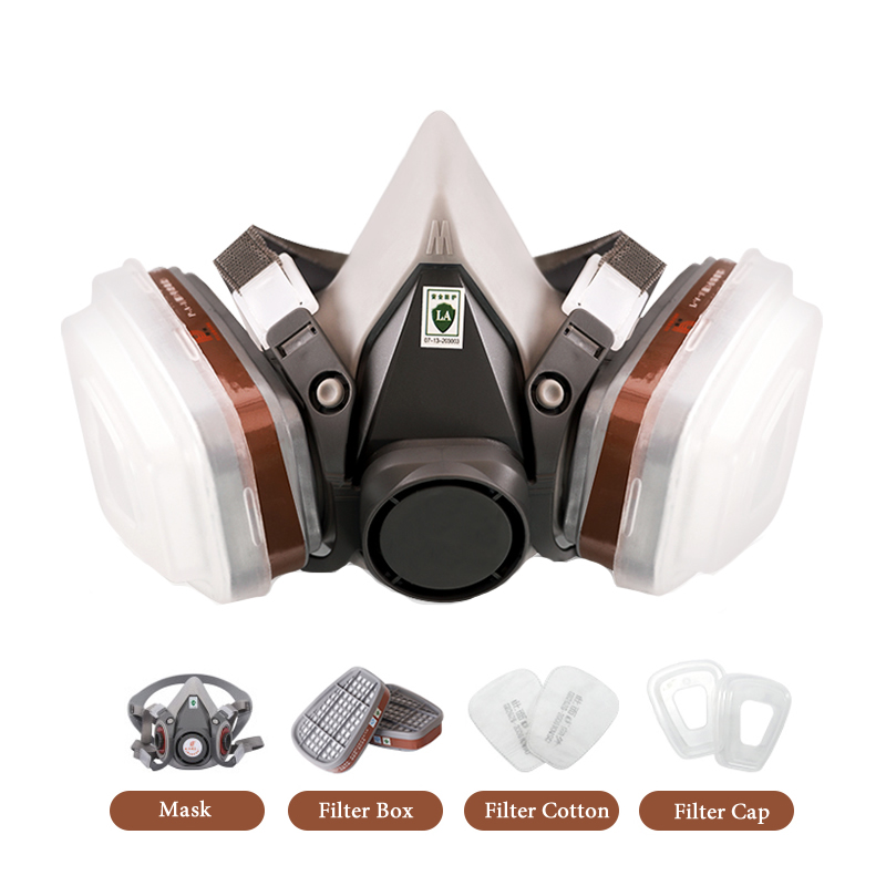 Dust Mask Construction - Half Face 6200 Dust Gas Mask