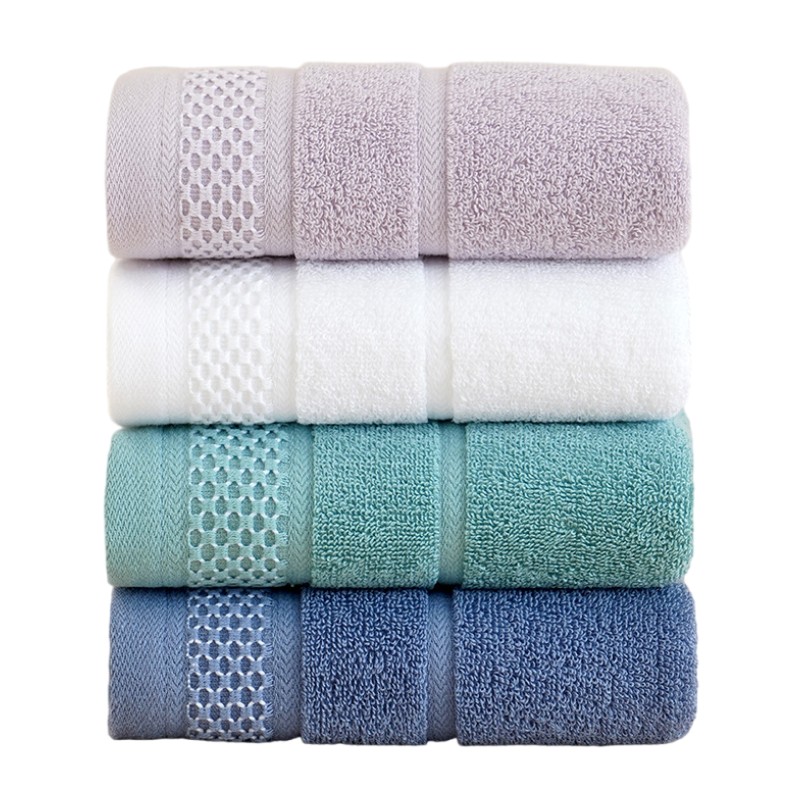 Cloth Face Mask Washable - 1/4/6PCS Cotton Bathroom Towel Set -
