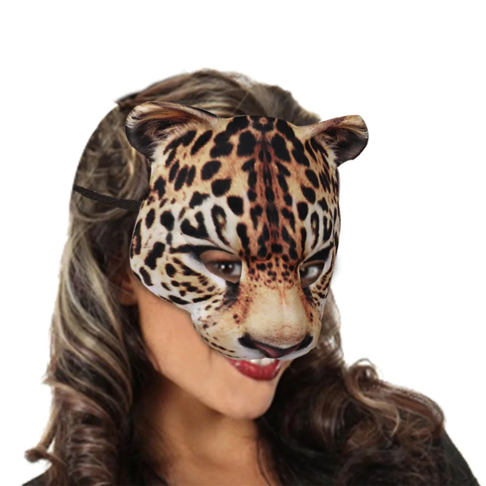 3D Animal Mask Halloween Masqu - Respirator Half Face 评论和价格