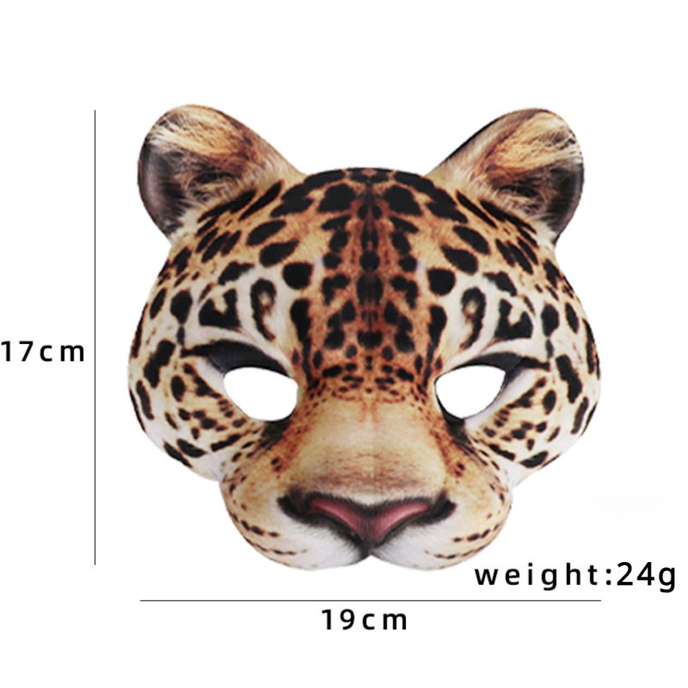 3D Animal Mask Halloween Masqu - Respirator Half Face 评论和价格