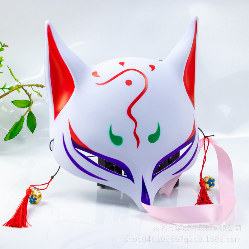 Anime Demon Foxes Mask Hand-Pa - Respirator Half Face 评论和价格