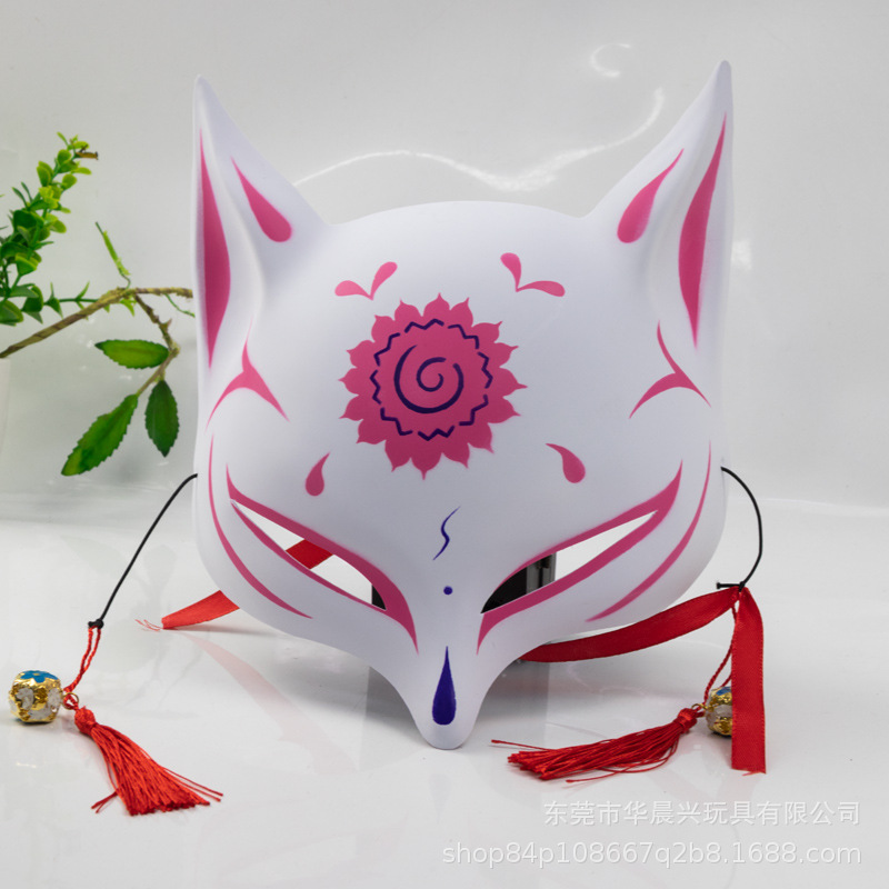 Anime Demon Foxes Mask Hand-Pa - Respirator Half Face 评论和价格