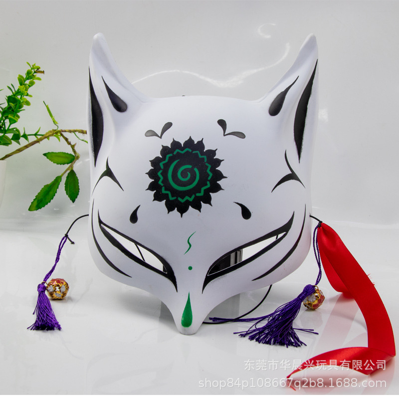 Anime Demon Foxes Mask Hand-Pa - Respirator Half Face 评论和价格