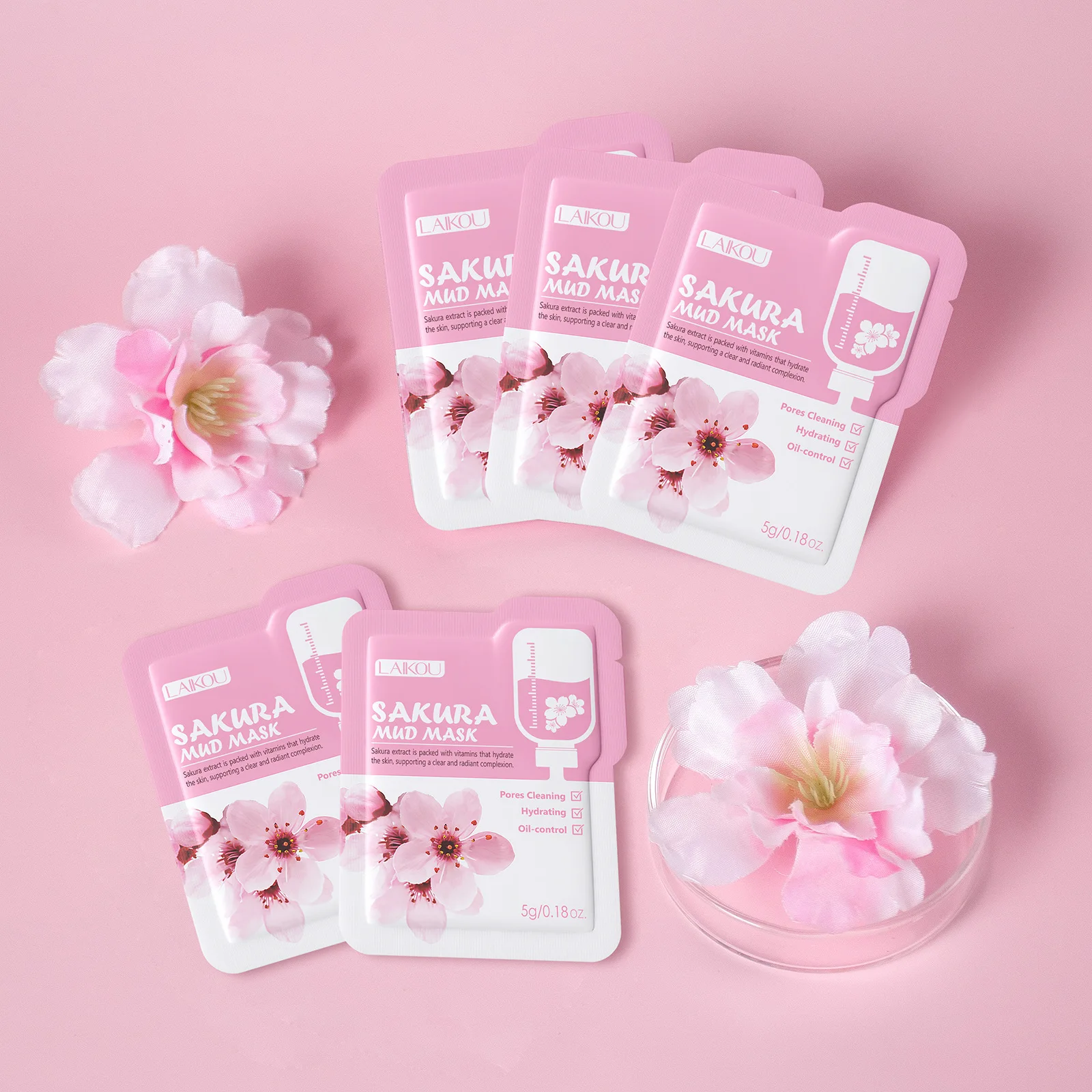 Laikou Sakura Clay Mask Trial  - Dust Mask Construction 评论和价格