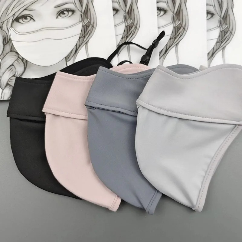UV Protection Solid Ice Silk F - Sports Mask Breathable 评论和价格
