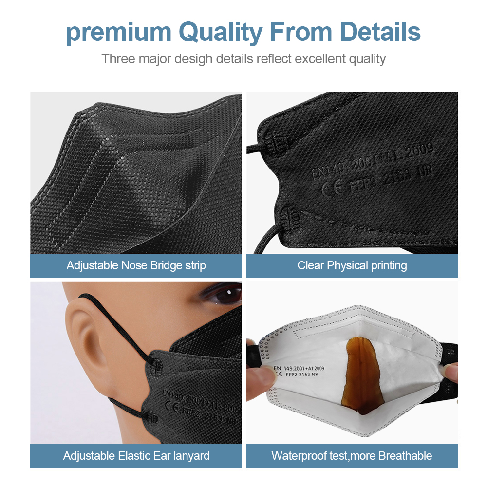 Adult Fish Shape Certified KN9 - Anti Pollution Mask 评论和价格