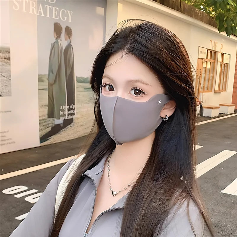 1PC Summer Sunscreen Face Mask - Cloth Face Mask Washable 评论和价格