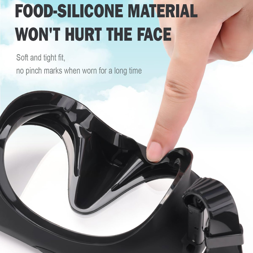 Dry Snorkel Set Diving Mask Pr - Anti Pollution Mask 评论和价格