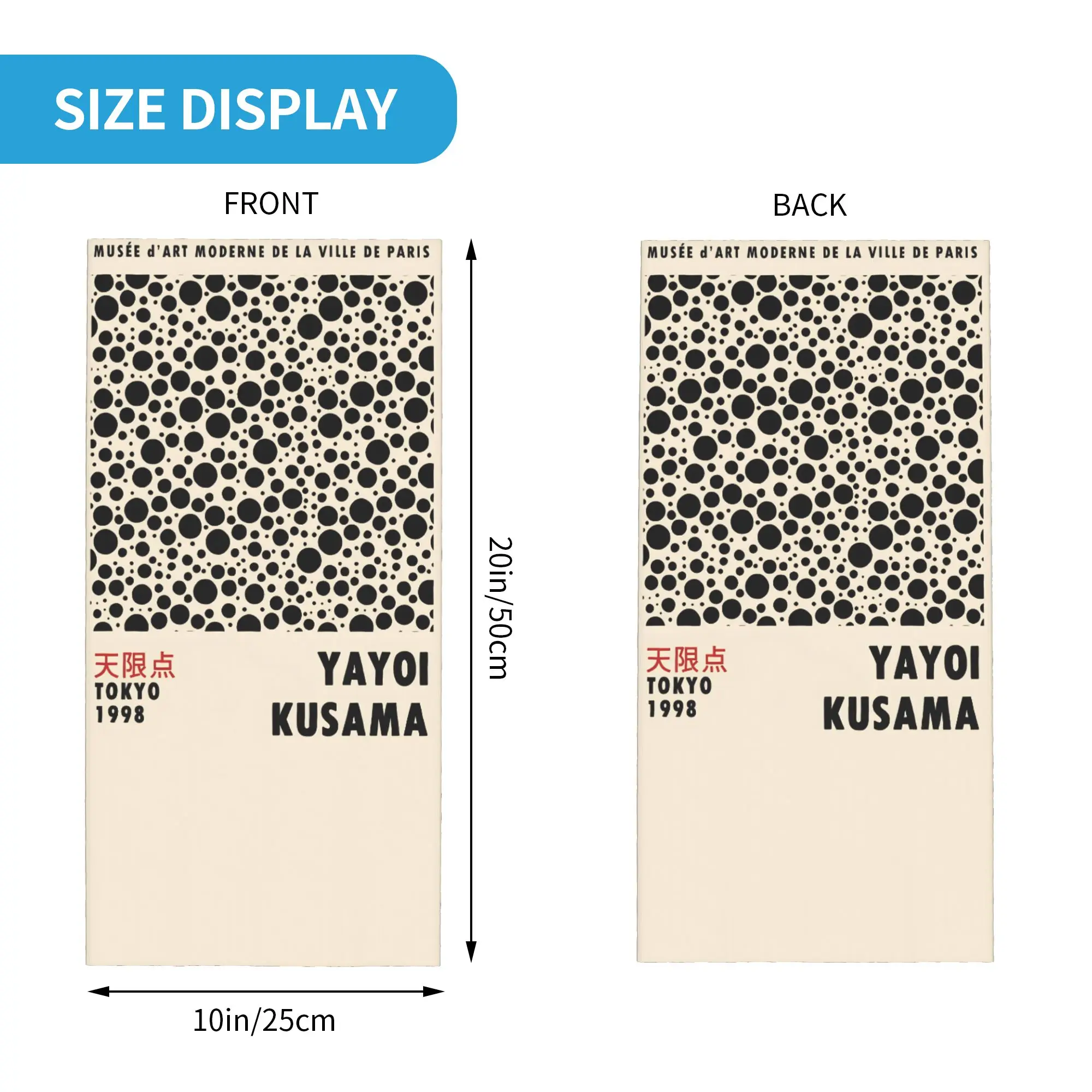 Yayoi Kusama Pumpkin Classic A - Neck Gaiter Face Cover 评论和价格