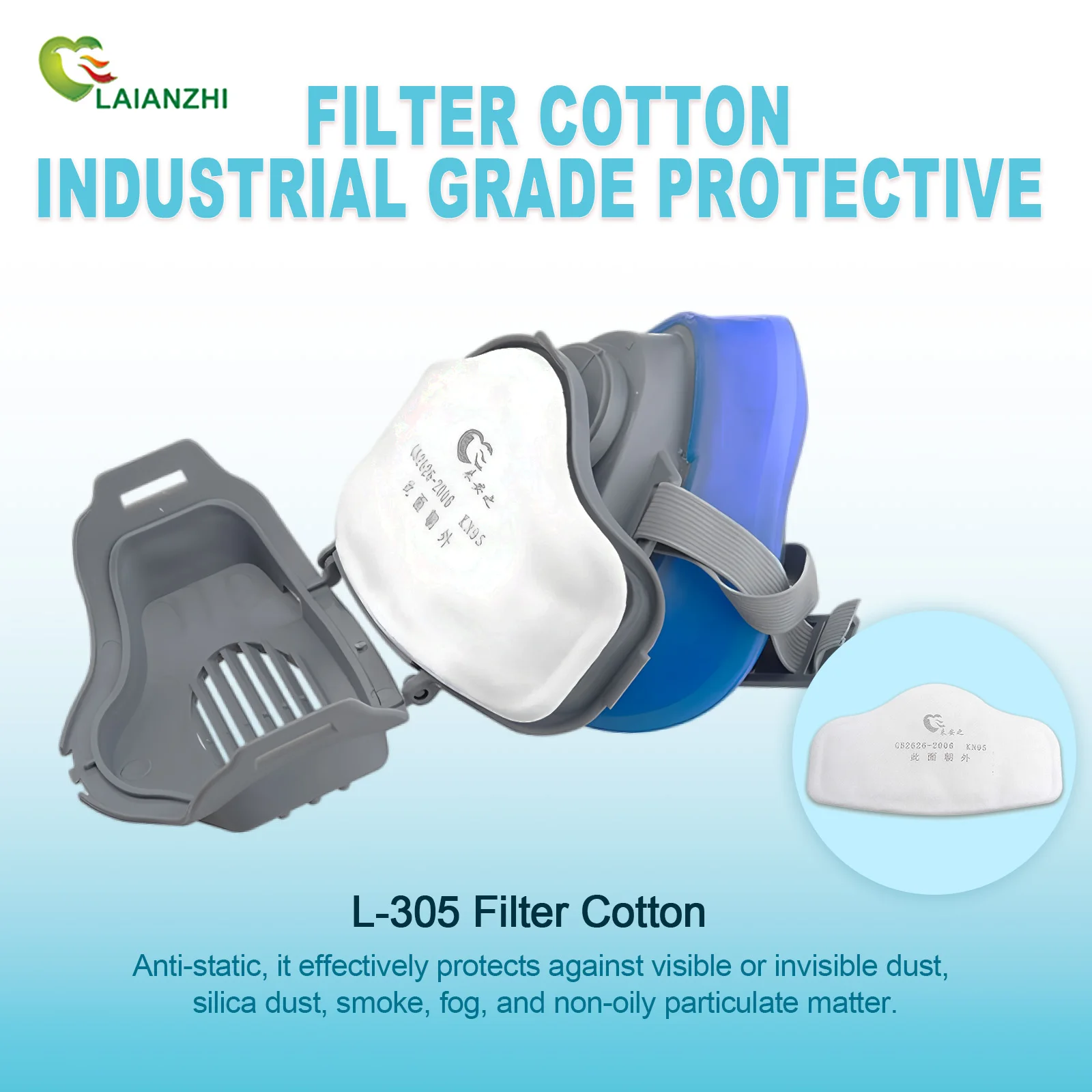 LAIANZHI Dust proof silicone m - Dust Mask Construction 评论和价格